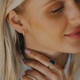 Gold Rockpool Hoops - Everyday Earrings- Ocean Beach Jewellery- Dainty London