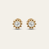 Gold Seren Studs - Dainty London