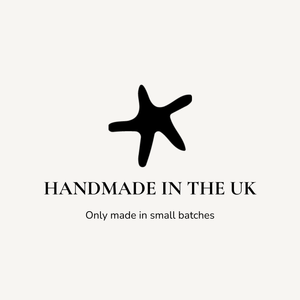 handmade in the london UK by dainty london, made in small batches