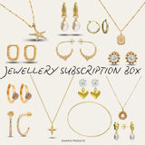 Monthly Jewellery Subscription Box - Gold Jewellery- Intriguing Treasures - Women Gift Ideas - Dainty London