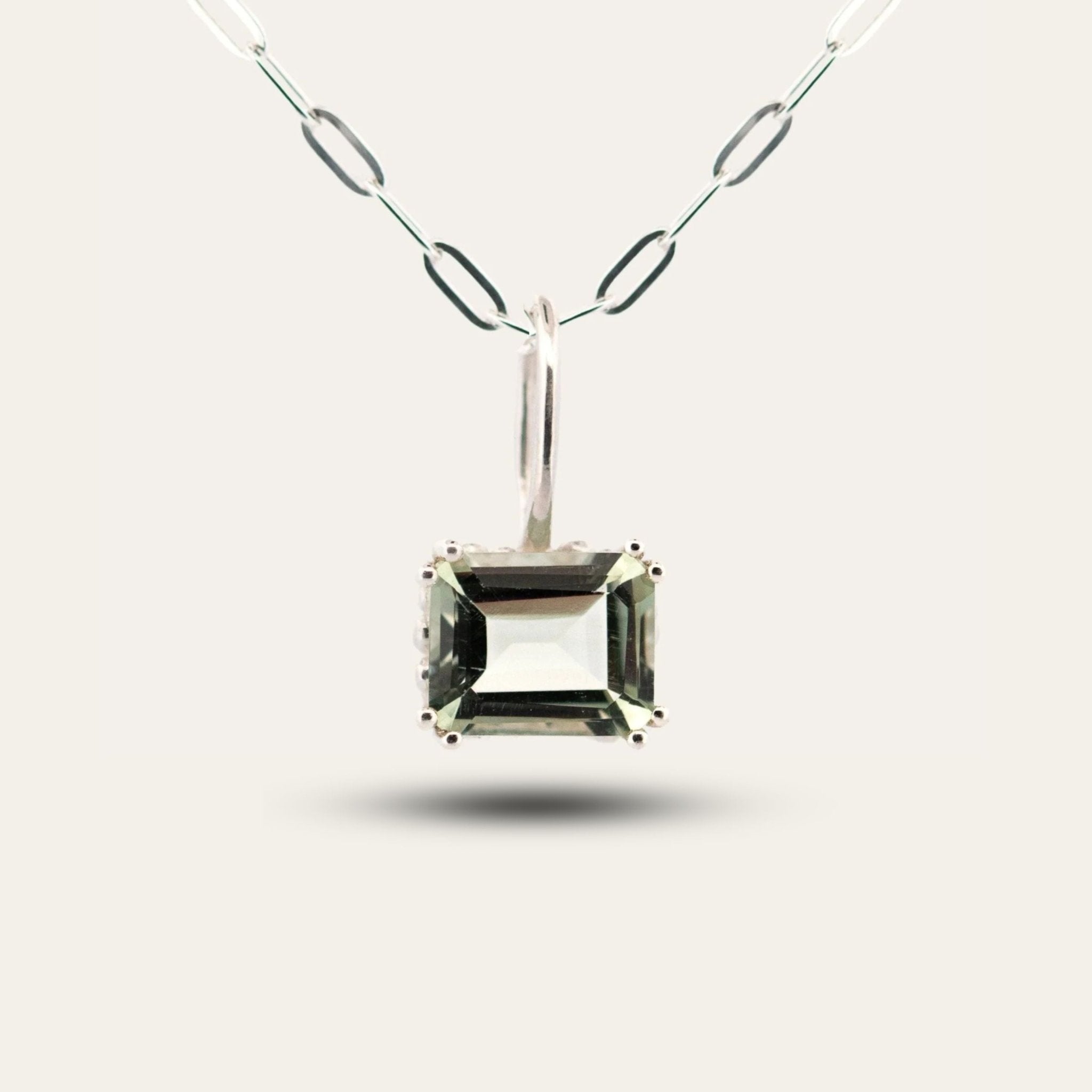 Large Silver Giselle Necklace -Luxury statement necklace - Dainty London
