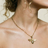 Maxi Gold Bumblebee Necklace - Dainty London