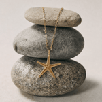 Maxi Gold Ocean Starfish Necklace - Dainty London