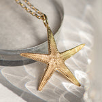 Maxi Gold Starfish Necklace - Dainty London
