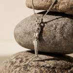 Maxi Mermaid Silver Necklace - Zennor - Dainty London