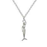 Maxi Mermaid Silver Necklace - Zennor - Dainty London