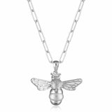 Maxi Silver Bumblebee Necklace - Dainty London