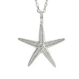 Maxi Silver Starfish Necklace - Dainty London