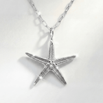 Maxi Silver Starfish Necklace - Dainty London