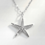 Maxi Silver Starfish Necklace - Dainty London