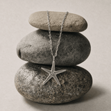 Maxi Silver Starfish Necklace - Dainty London