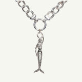 mermaid necklace, ocean jewellery, coastal gift, silver pendant, mermaid lover gift, beach jewellery, statement necklace, handmade ocean jewellery, folklore jewelry, ocean inspired necklace, gift for beach lovers, mermaid pendant, unique seaside jewelry