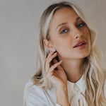 Mini Barnacle Hoops - Luxury Ocean Beach Earrings UK - Dainty London