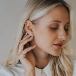 Mini Barnacle Hoops - Luxury Ocean Beach Earrings UK - Dainty London