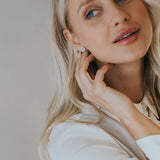 Mini Barnacle Hoops - Luxury Ocean Beach Earrings UK - Dainty London