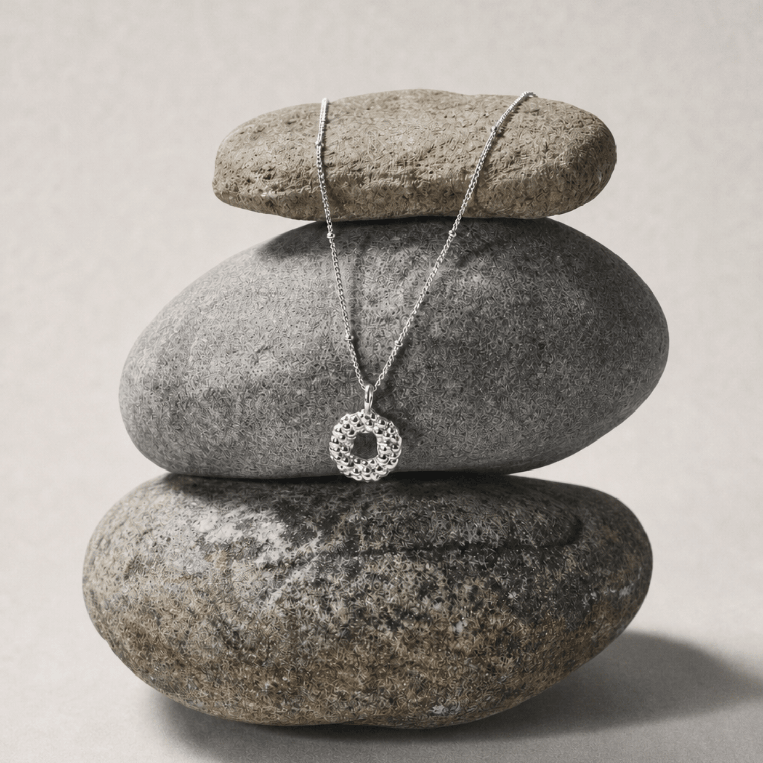 Mini Silver Barnacle Necklace - Dainty London