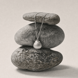 Ocean-Inspired Silver Seashell Necklace - Dainty London