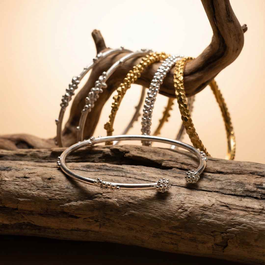 Open Barnacle Bangle - Dainty London