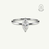 Platinum Marquise Diamond Ring - The Marlowe Ring - Dainty London platinum diamond ring, water inspired jewellery, engagement ring women, anniversary gift jewellery, delicate diamond band, marquise diamond ring, handmade platinum ring, wedding jewelry, elegant statement ring, luxury solitaire diamond, special occasion gift, modern engagement ring, gemstone anniversary ring