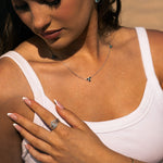 Platinum Pear Diamond Ring - The Yara Ring - Dainty London