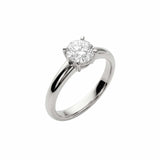 Platinum Solitaire Diamond Ring - The Mina Ring - Dainty London