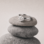 Platinum Solitaire Diamond Ring - The Mina Ring - Dainty London