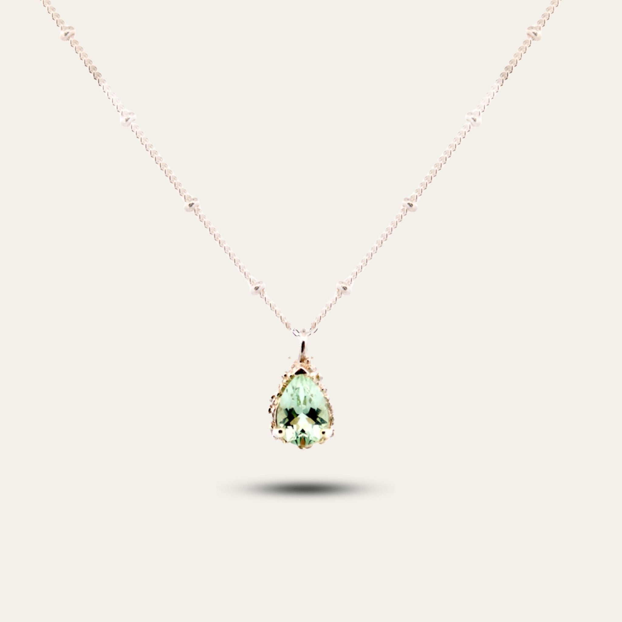 White Gold Alba Necklace - High-quality sterling silver necklaces - Dainty London