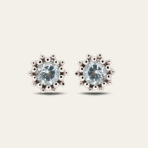 Silver Astrid Studs - Dainty London