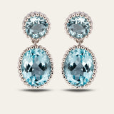 Silver Aurelia Earrings - Dainty London