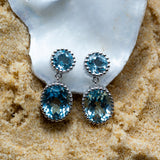 Silver Aurelia Earrings - Dainty London