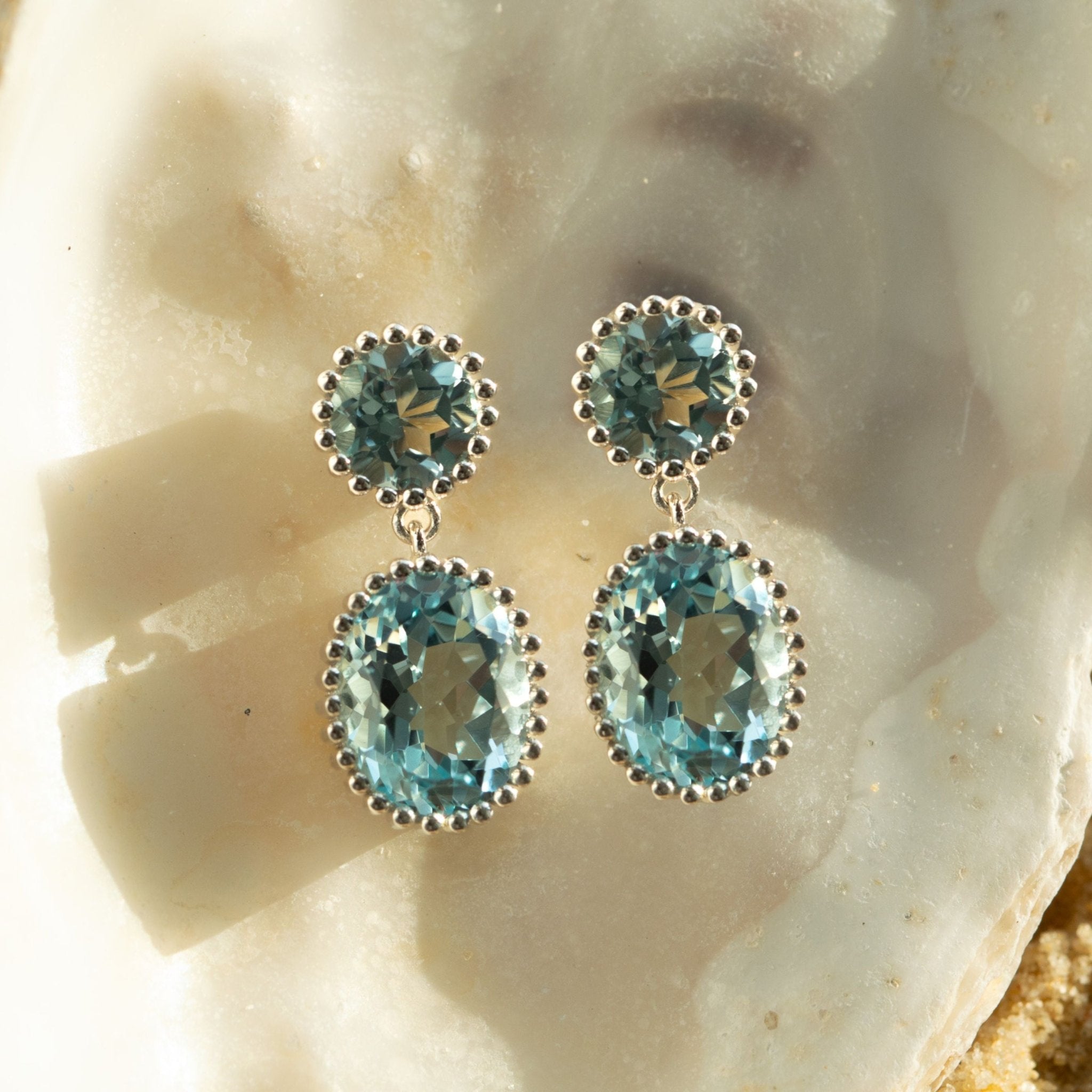 Silver Aurelia Earrings - Dainty London