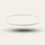 Silver Barnacle Bangle - Boho Beach Bracelet - Dainty London