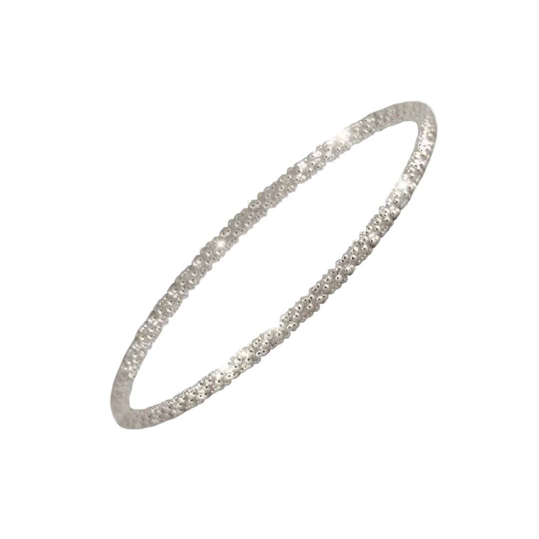 Silver Barnacle Bangle - Dainty London
