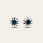 Silver Cleodora Studs - Dainty London