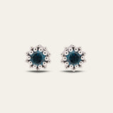 Silver Cleodora Studs - Dainty London