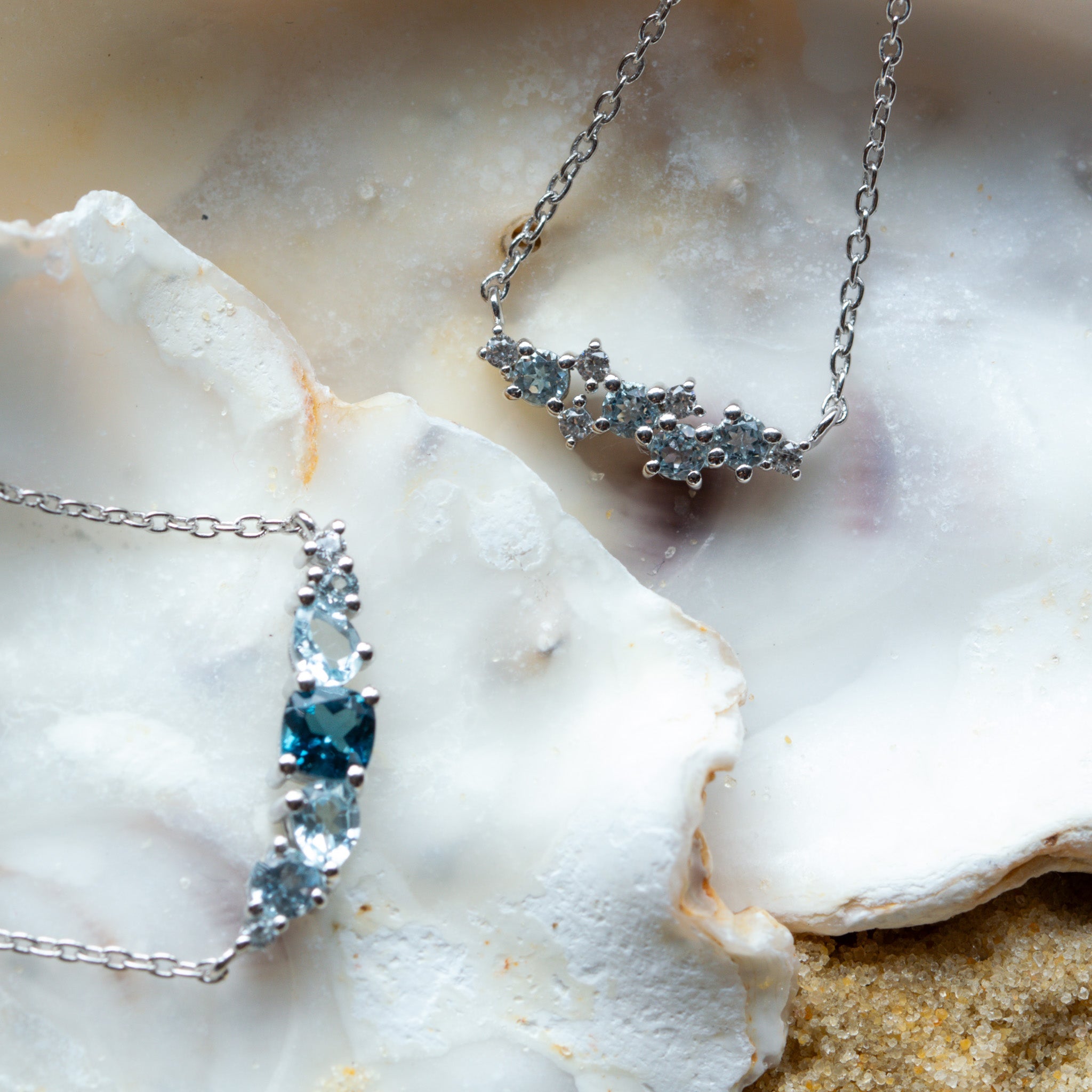 Silver Elara Necklace - Dainty London