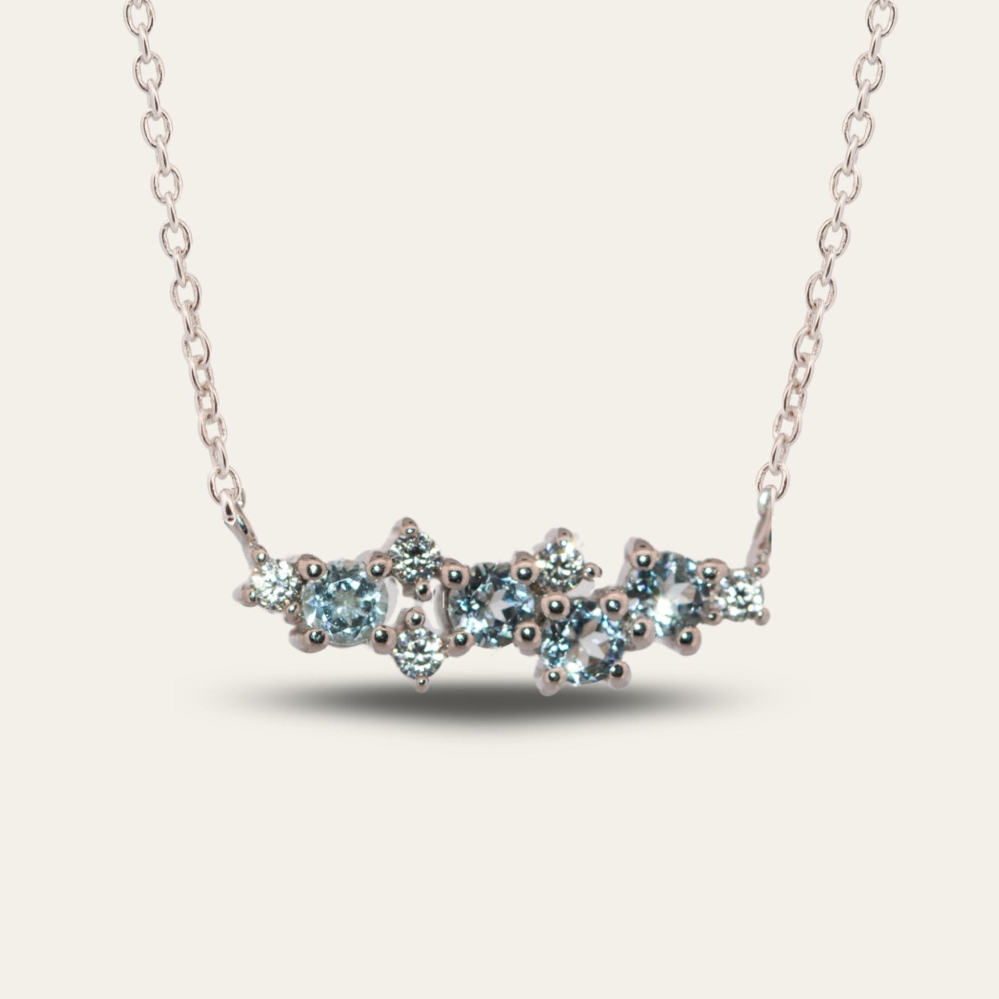 Silver Elara Necklace - Dainty London