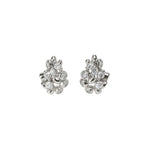 Silver Lyra Stud Earrings - Dainty London