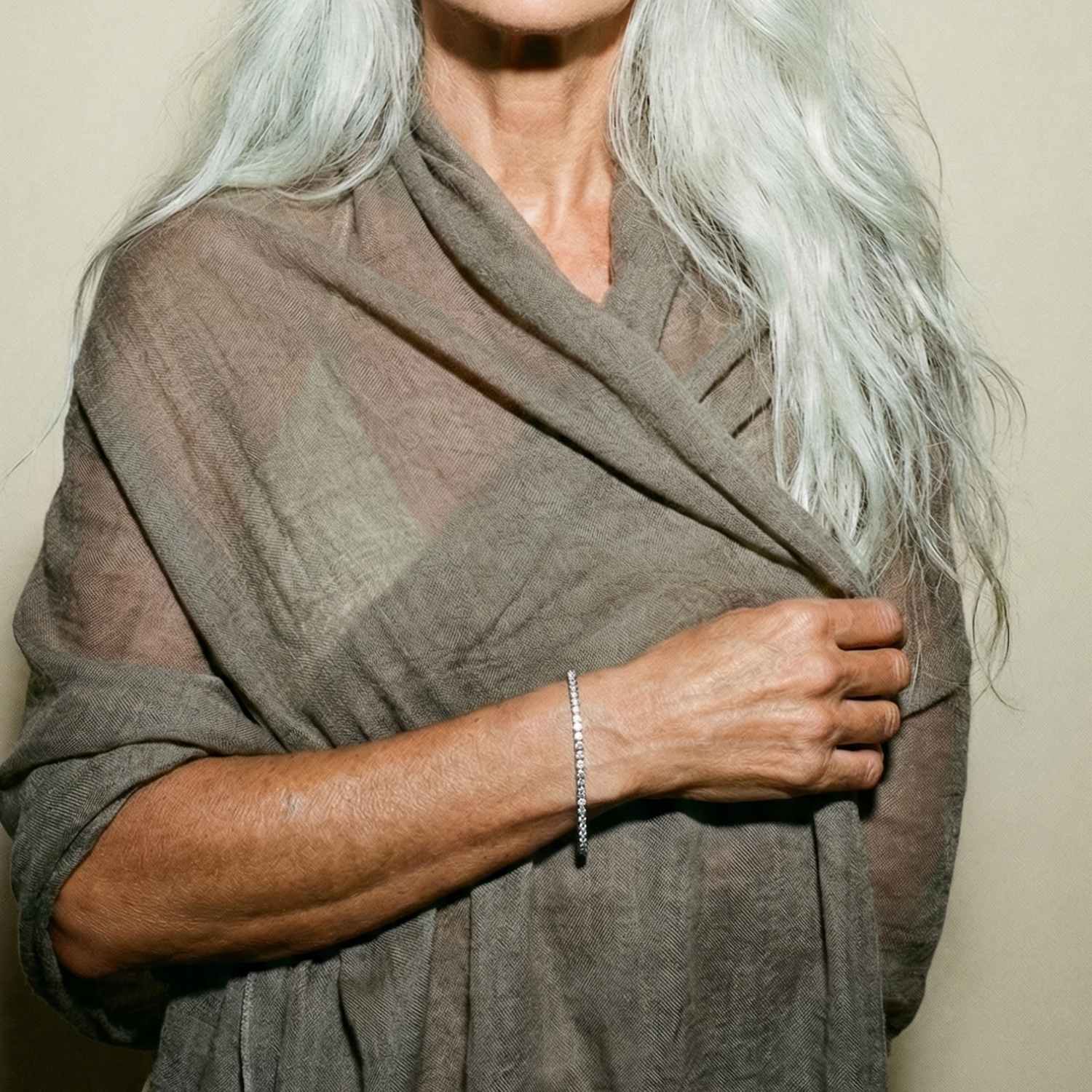 Silver Moissanite Diamond Tennis Bracelet - 4.77 Carats - Dainty London