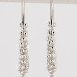 Silver Nyx Hoops - Sustainable Luxury Hoop Earrings - Dainty London
