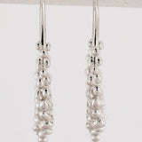 Silver Nyx Hoops - Sustainable Luxury Hoop Earrings - Dainty London
