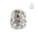 Silver Statement Saddle Ring - Hemera - Dainty London