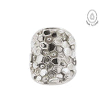 Silver Statement Saddle Ring - Hemera - Dainty London