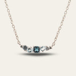 Silver Zaria Necklace - Dainty London