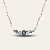 Silver Zaria Necklace - Dainty London
