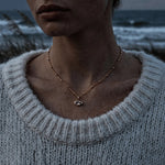 Siren’s Teardrop Amethyst Necklace - Gold or Silver - Necklace - everyday - Dainty London