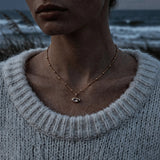 Siren’s Teardrop Amethyst Necklace - Gold or Silver - Necklace - everyday - Dainty London