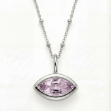 amethyst dainty necklace, ocean-inspired jewellery, layered necklace, violet gemstone jewellery, everyday pendant, sterling silver necklace, gold vermeil jewelry, gift for her, boho beach jewelry, delicate gemstone necklace, special occasion gift, ocean themed jewelry, minimalist jewellery