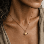 citrine necklace, dainty jewellery, sunset orange jewelry, layered necklace, gift for her, everyday jewellery