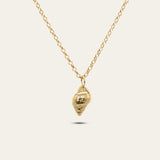 Solid 9ct Gold Maxi Periwinkle Necklace - Luxury gold layering chains - Dainty London